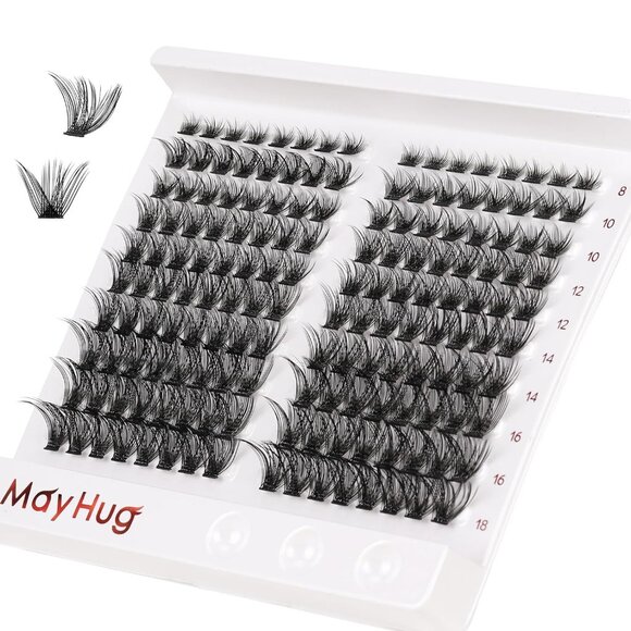 160 Pcs Individual Lashes Eyelash Lash Clusters Mayhug DIY Eyelash Extensions - Picture 5 of 8